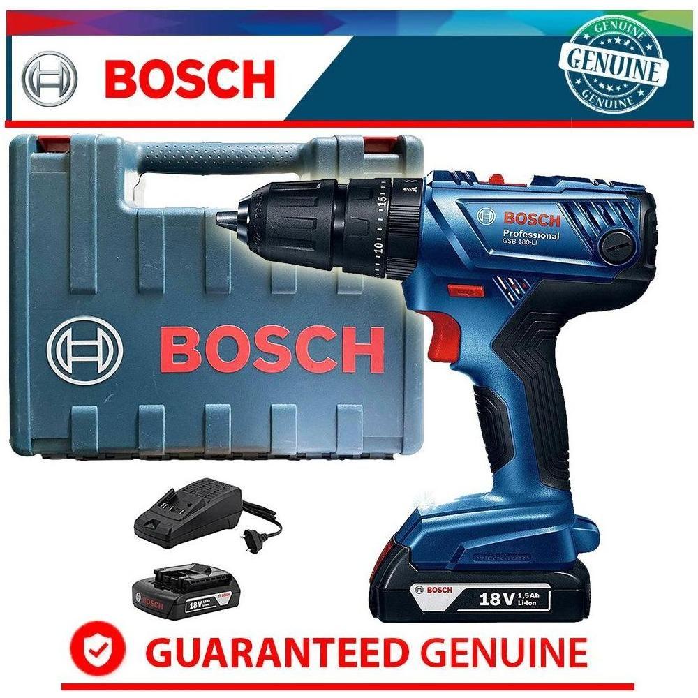 Bosch GSB 180-Li Cordless Hammer Drill 3/8 Bosch GSB 180-Li Cordless Hammer Drill 3/8